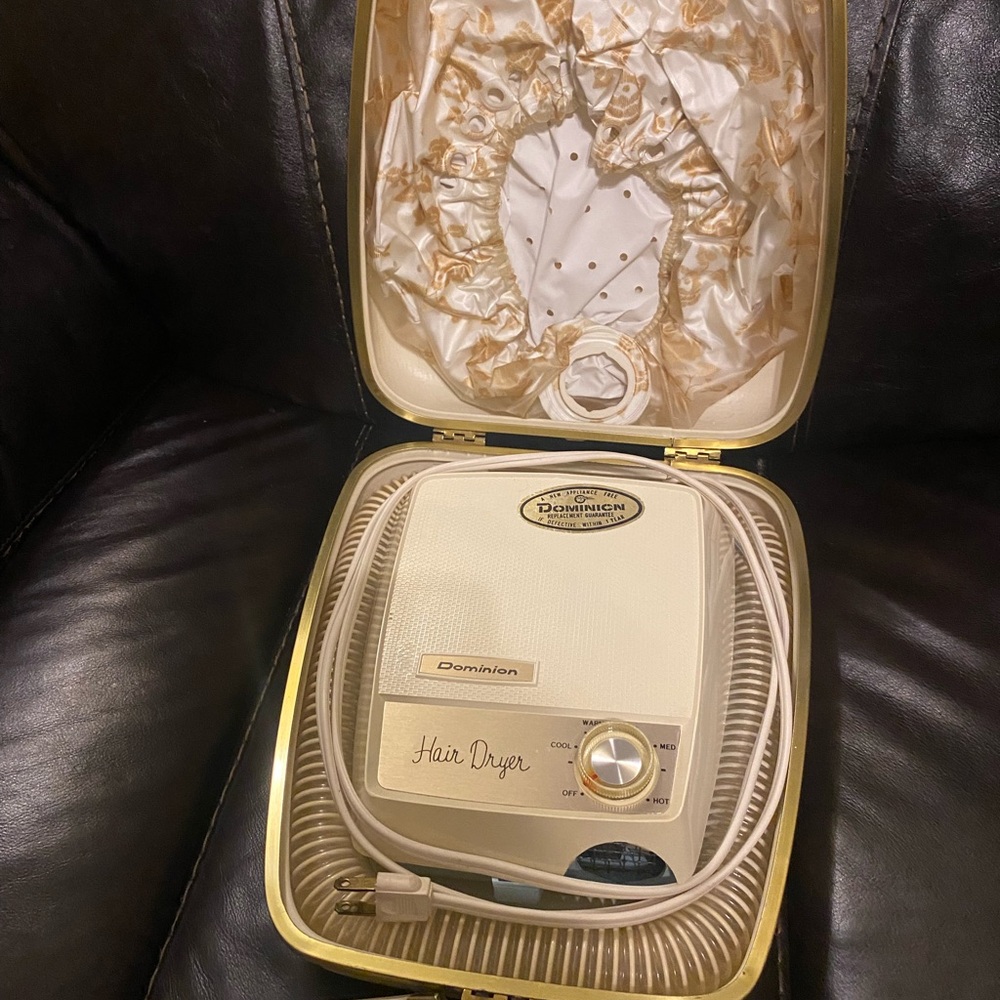 Dominion vintage hair dryer.